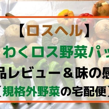 【感想】『ロスヘル』わくわくロス野菜Sを一人暮らしで体験（お得感あり）