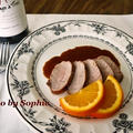 豚ヒレ肉のロースト・スパイシーオレンジポートソース添えのレシピ