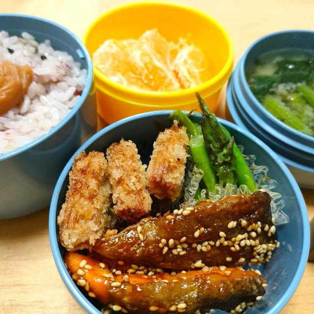 中学男子弁当★14日目