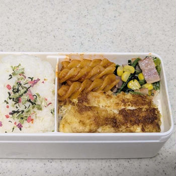 わたしのお弁当　〜簡単マヨフライのお弁当〜