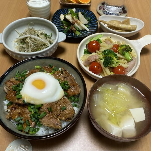 試合前日ごはん、朝早い試合当日朝ごはん