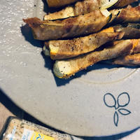 ズッキーニの豚巻きグリル♪レモンペッパー味