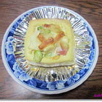 豆腐と枝豆で親子マヨグラ　タカノフーズ「もめん美人」を使って