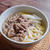 風邪の時にはお腹に優しい肉うどん。と、硬くなった干し芋で【干し芋はちみつ塩バタートースト】