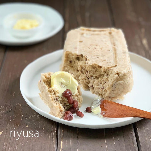 保存容器とレンジで簡単 ぜんざいのふんわりケーキ By Riyusaさん レシピブログ 料理ブログのレシピ満載