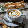 Pumpkin Coconut Milk Soup with Harissaアフリカ風パンプキンスープ
