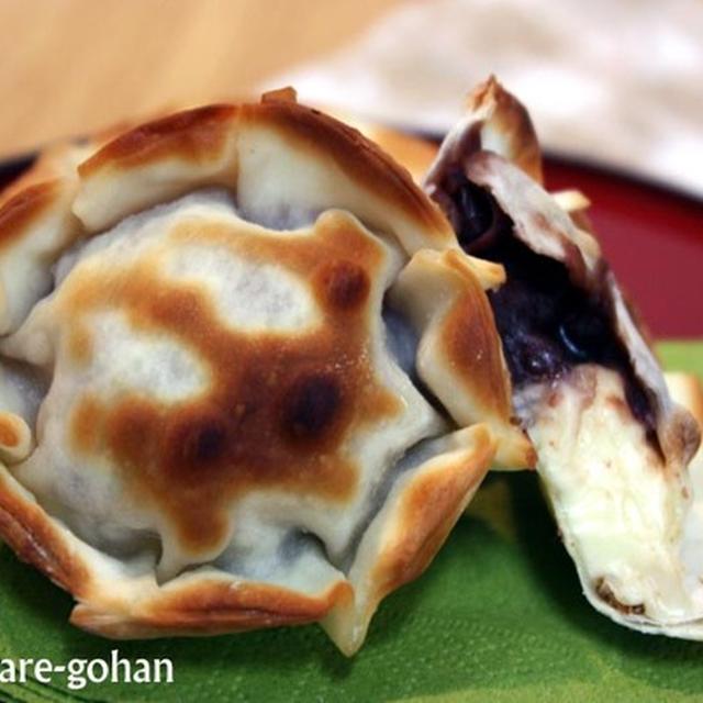 「餃子の皮de簡単な和菓子！＊パリパリ♪チーズあん包み＊」