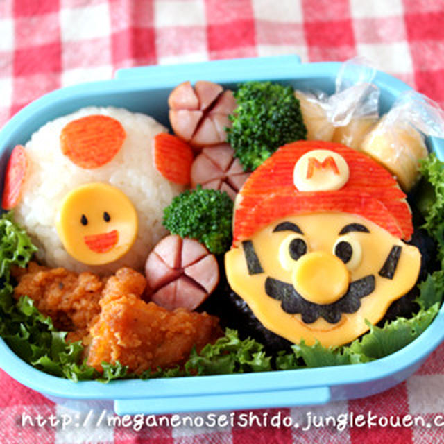 キャラ弁 マリオとキノピオ By Kinokoさん レシピブログ 料理ブログのレシピ満載