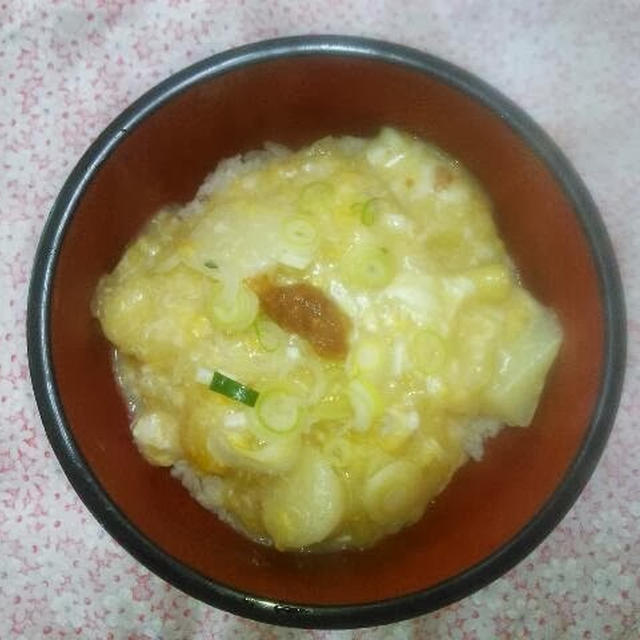 冷蔵庫の残り野菜で・・・あんかけご飯♪
