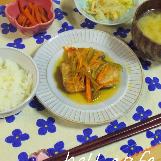 野菜たっぷり☆生鮭の南蛮漬け