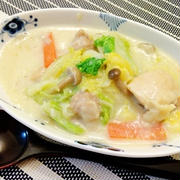 寒い日に食べたい☆鶏肉と白菜のクリーム煮♡