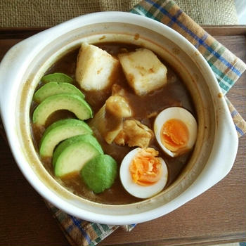 鍋焼きカレーうどん