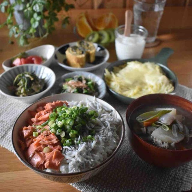 遠征当日朝ごはん。体つきが変わってきたなぁ〜