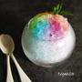 作って食べて楽しいおやつ！！宝石みたいな虹色かき氷