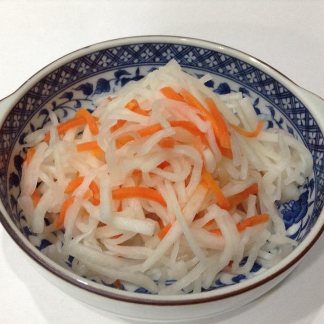 大根とにんじんのなます