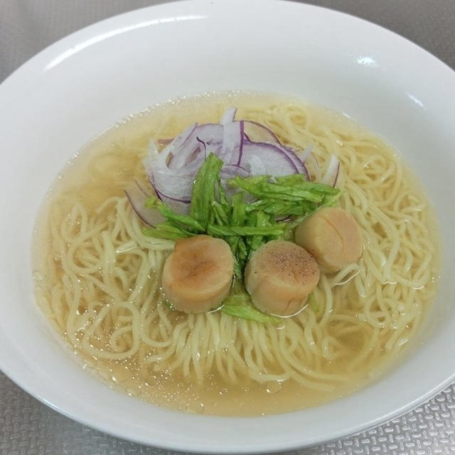 「干し貝柱ラーメン」の作り方