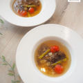 【レシピ】牛肉とじゃがいものトマト入り洋風スープ