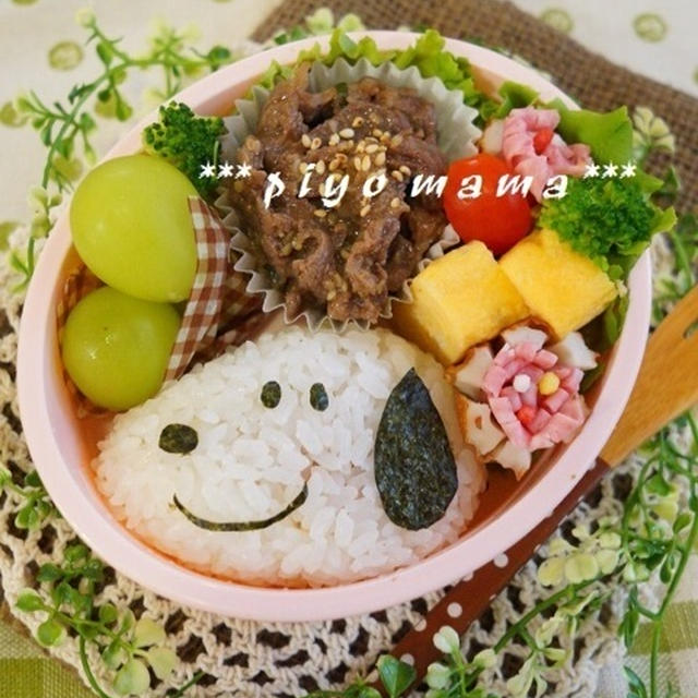 キャラ弁☆スヌーピー
