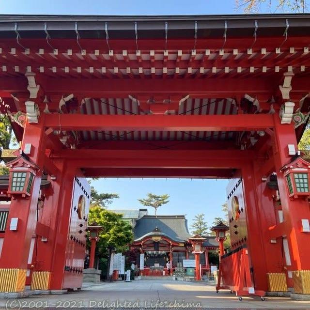 東伏見稲荷神社の桜の御朱印【西東京市】