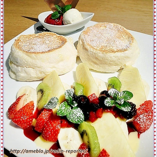 ふわっとろパンケーキ☆むさしの森珈琲