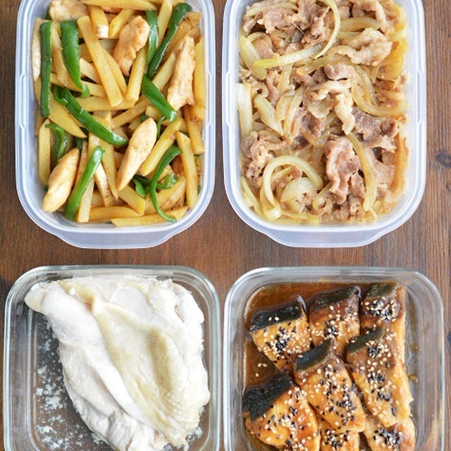 今週も、春の養生を意識した作り置き～まずは午前中に4品を。