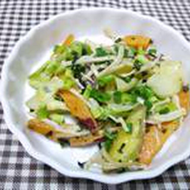 さつま芋と野菜のマヨ炒め☆