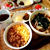 頑張り時。と まるでお肉♪だけど実はお豆腐だよ(￣▽￣)な二色丼とキノコの小うどんで簡単ランチ♡