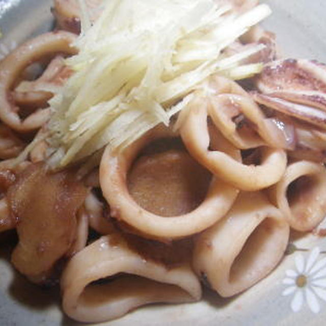 ヤリイカの生姜煮・料理レシピ