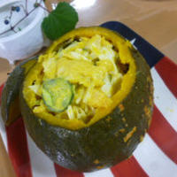 スパイス香る♪かぼちゃの丸ごとサラダ