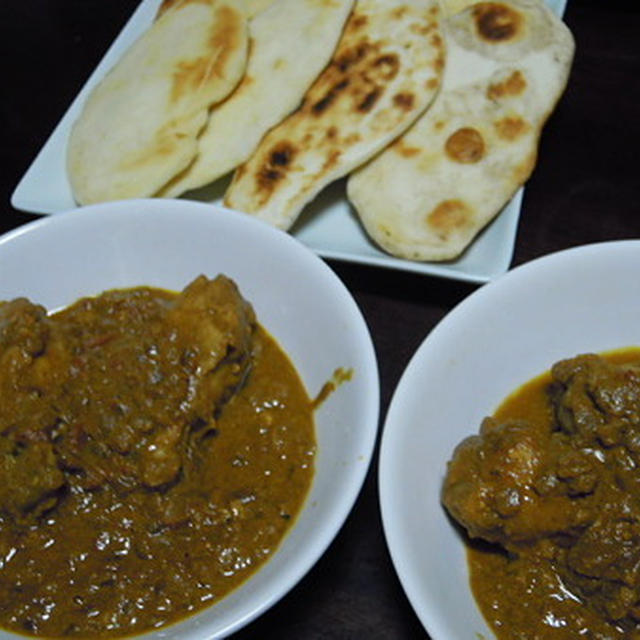 カレー＆ナン(レシピあり)・・・・