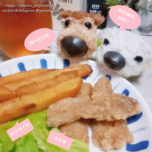 秋の味覚と忘れ物 #ぬいぐるみ #ぬい撮り #シルバニアファミリー