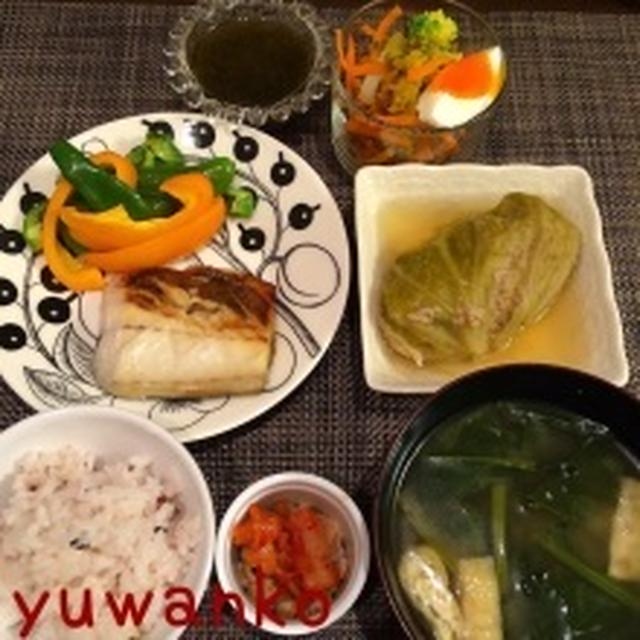 鯖の塩麹漬け。プロ親。