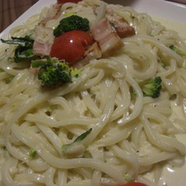 ☆カルボナーラうどん☆