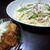 アスパラとベーコンのクリームパスタ＆チキンフライ♪