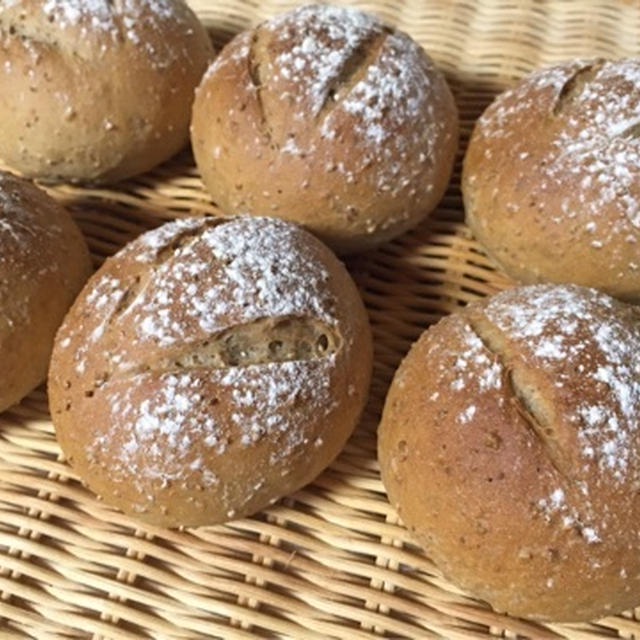 すっごい久しぶりな米炭のグラハムパン