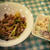 セロリと牛肉炒め
