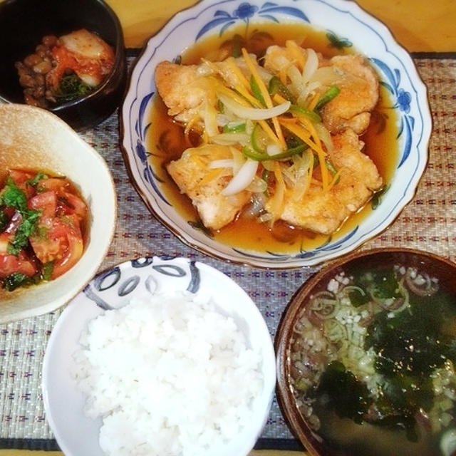 鮭の南蛮漬けと５月２７日のお弁当