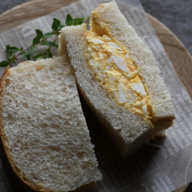 たまごサンド　山食パン