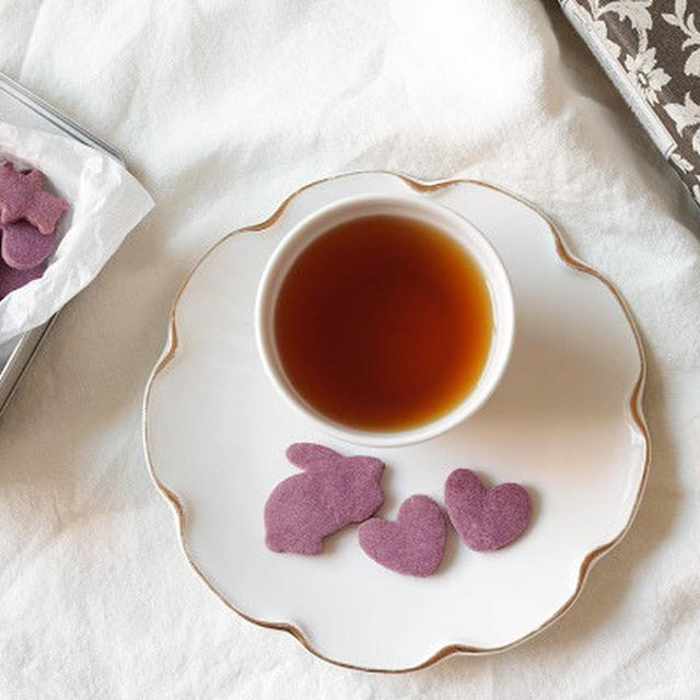 【レシピ】子どもと作ろう♪米粉の紫芋クッキー