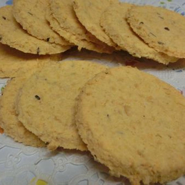 小麦粉不使用 材料3つ 糖質ゼロのおからチーズクッキー By 花ぴーさん レシピブログ 料理ブログのレシピ満載