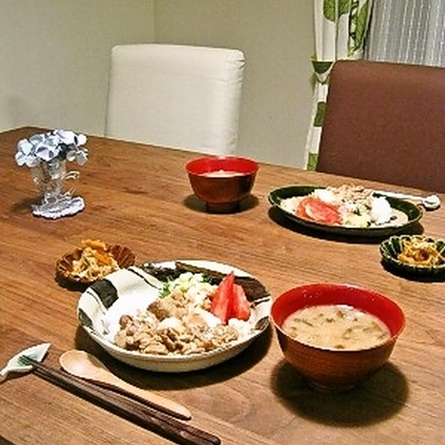 肉豆腐のワンプレート