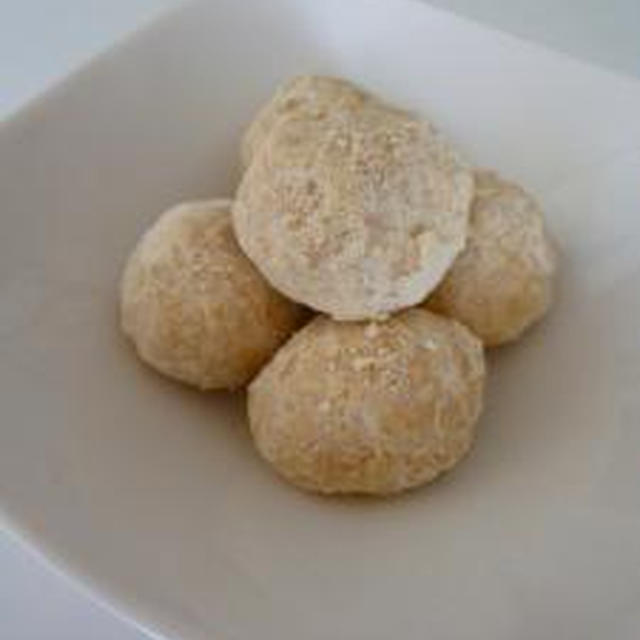 Wasanbon Sugar Okara Snowball Cookies