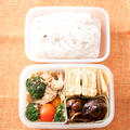 お弁当（真夜中制作）『鶏とブロッコリーのマスタード和え』