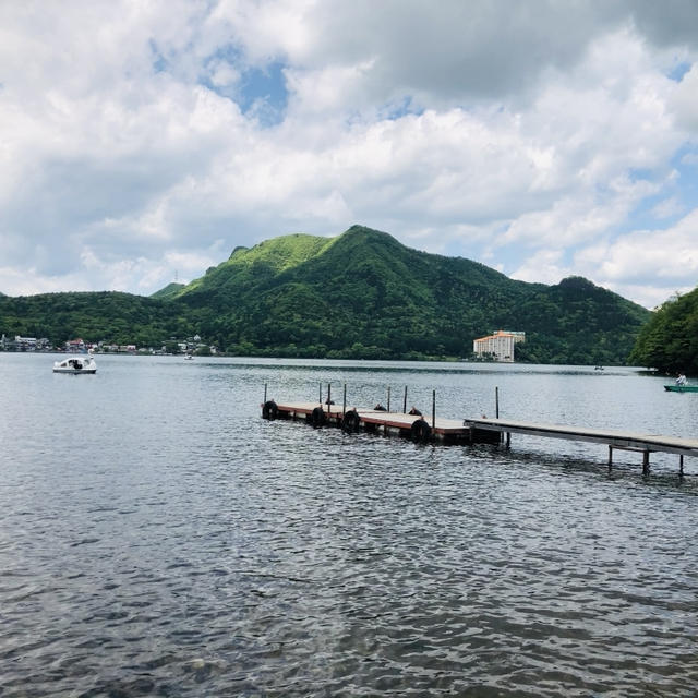 榛名湖で散歩