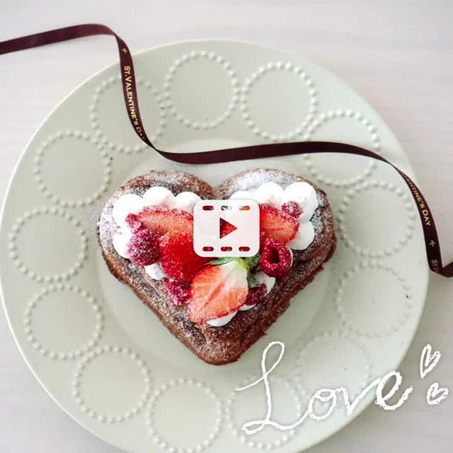 バレンタインに♡<材料2つ>de1番シンプルなガトーショコラ♡
