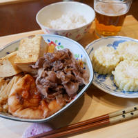 まんじゅう麩入り肉豆腐