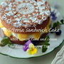 春の一日レッスンのお知らせ　　　　　　　　　　　　　　　　　　　　【Victoria Sandwich Cake with Lemon Curd】