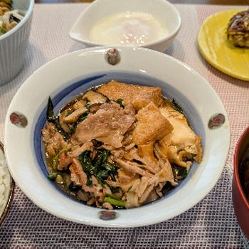 豚肉とキノコのうま煮