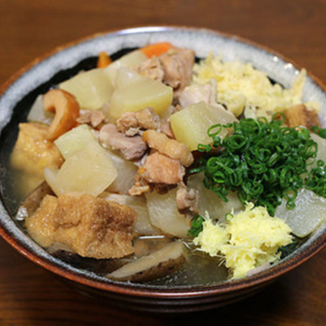 「しっぽくそば」と「しっぽく雑煮」