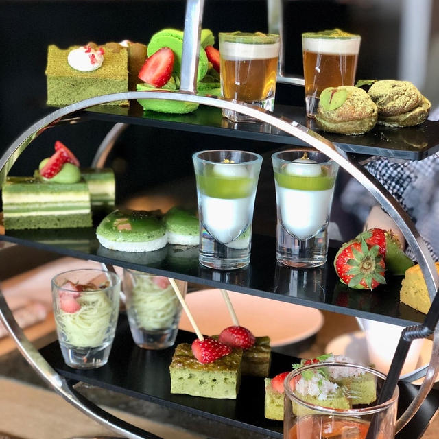 銀座シックスで「抹茶のアフタヌーンティー」